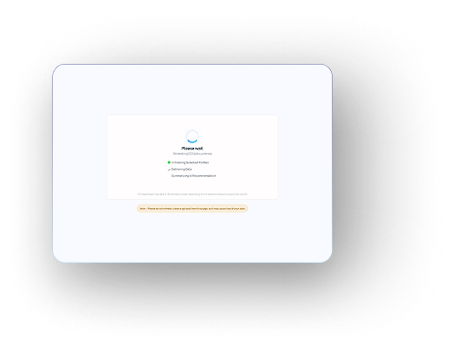 Cloud analysis processing state